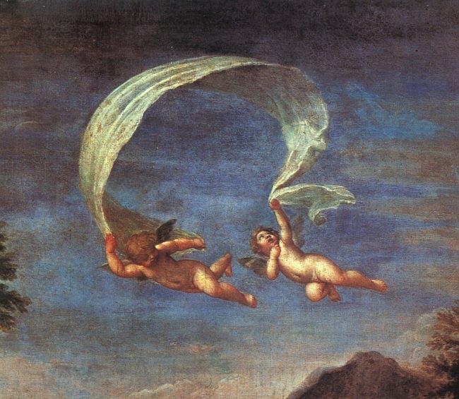 Francesco Albani Adonis Led by Cupids to Venus, detail France oil painting art